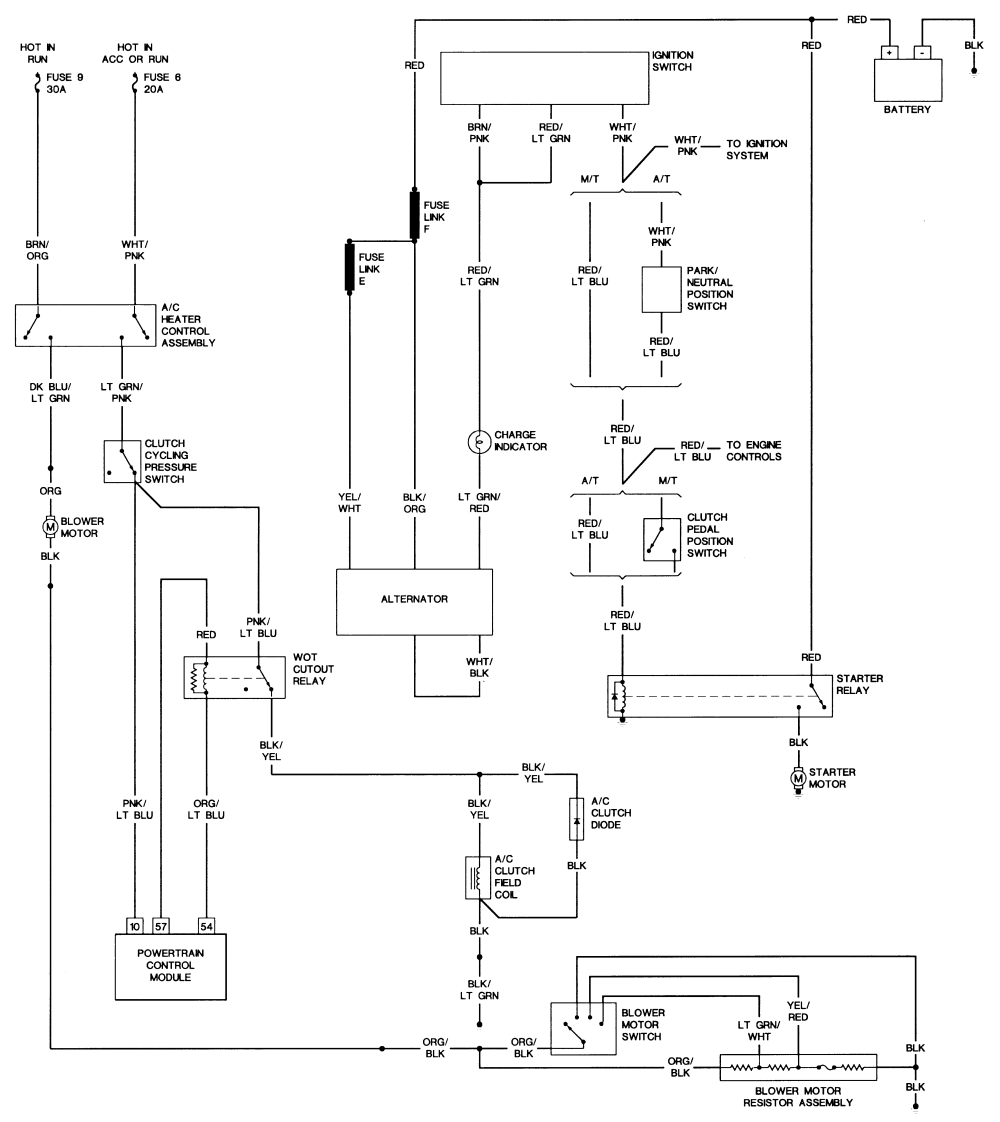 Mustang Starter Solenoid Wiring Diagram from econtent.autozone.com