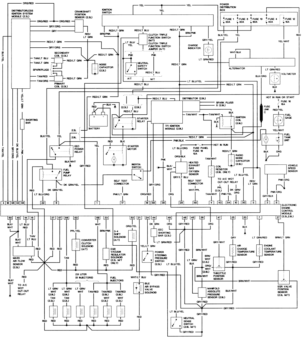 1996 Ford Ranger Computer Wiring Complete Wiring Diagram