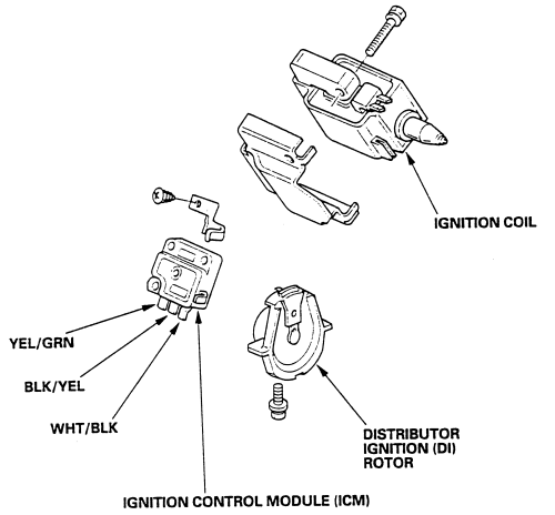 1994 Honda accord lx spark plug wire diagram