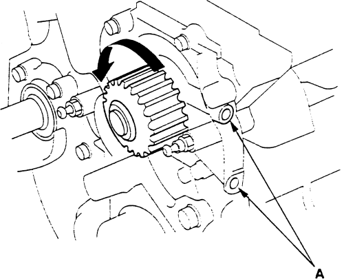 96 Honda accord timing belt removal #4
