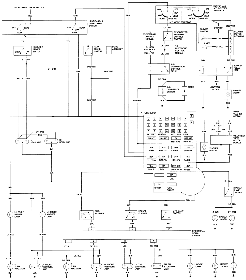 1989 Chevy C1500 Wiring Diagram
