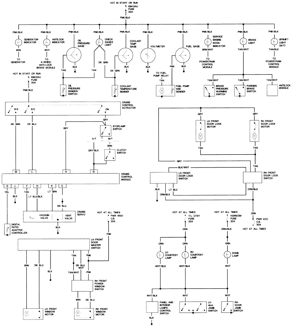 Radio Wiring Diagram For 1989 Chevy S10