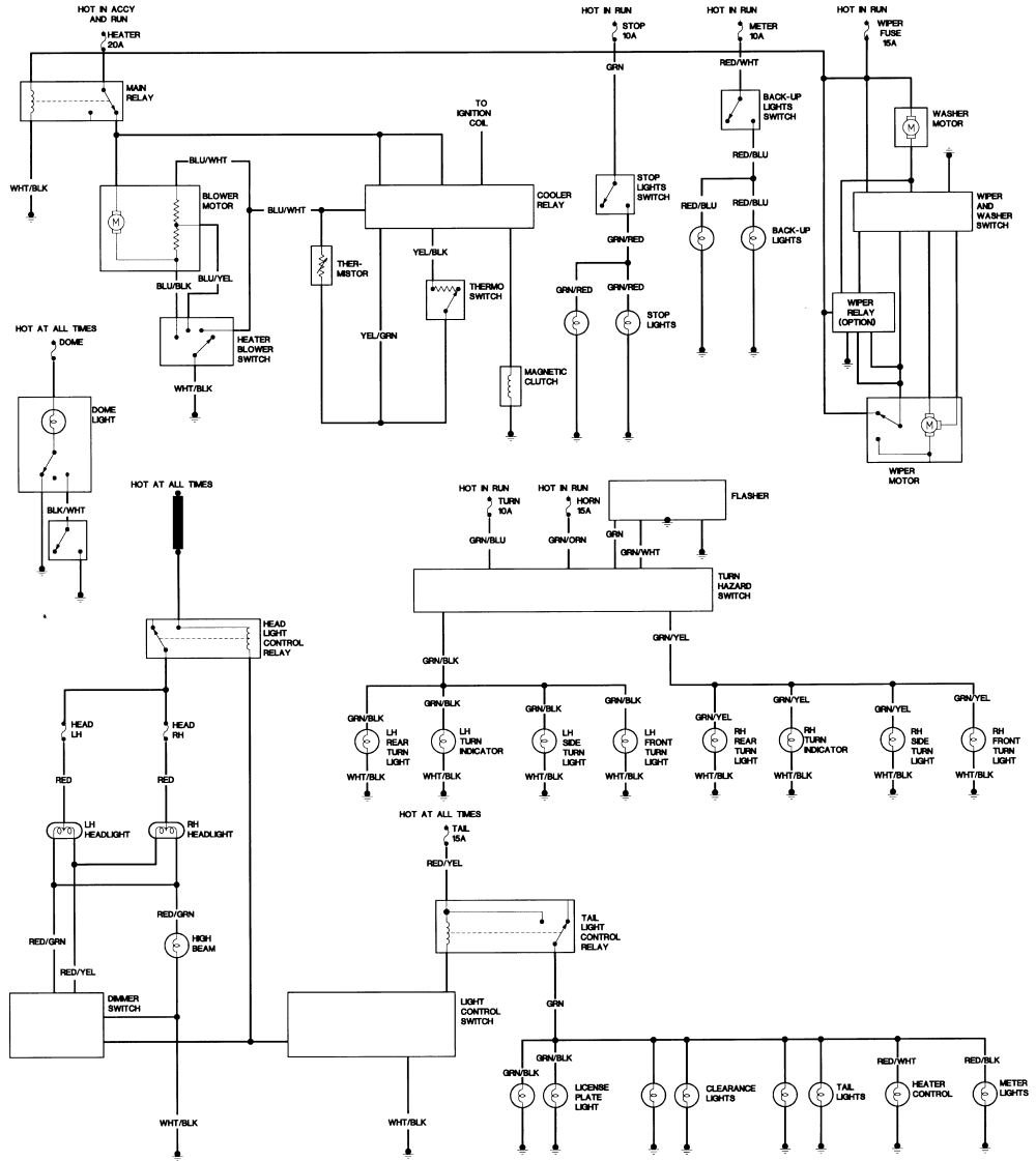 1983 toyota pickup alternator wiring diagram #3