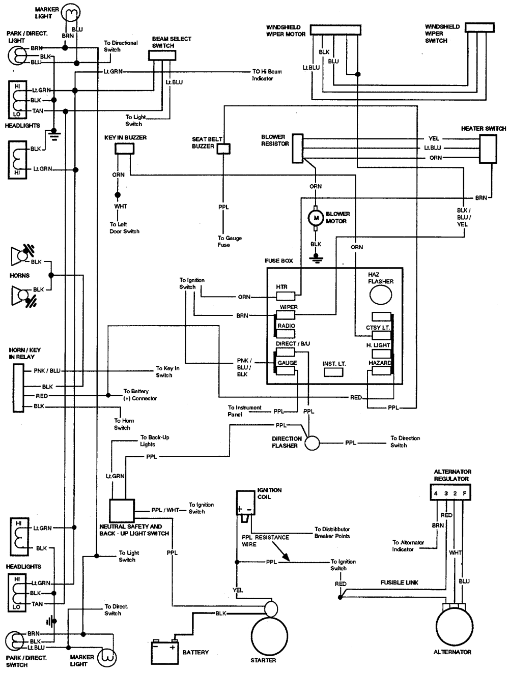 1969 Camaro Ignition Switch Wiring Diagram from econtent.autozone.com