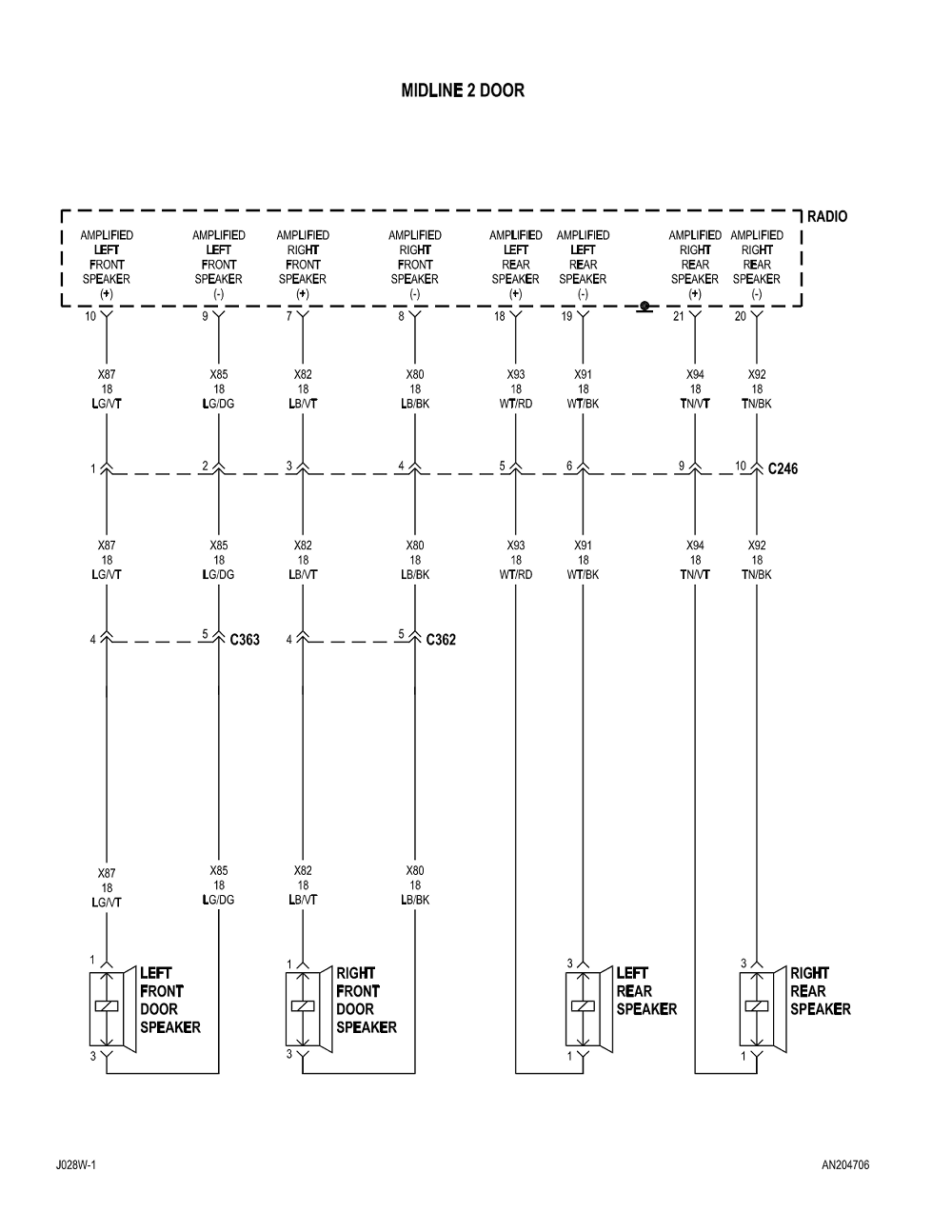 1999 Dodge Dakota Stereo Wiring Diagram from econtent.autozone.com