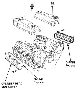 1995 Honda accord oil on spark plugs #5