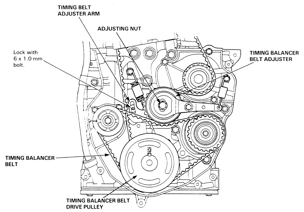 1993 Honda prelude engine schematic #7