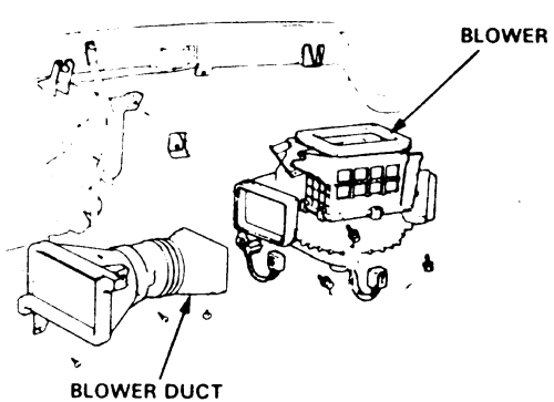 1985 Honda accord heater blower #2