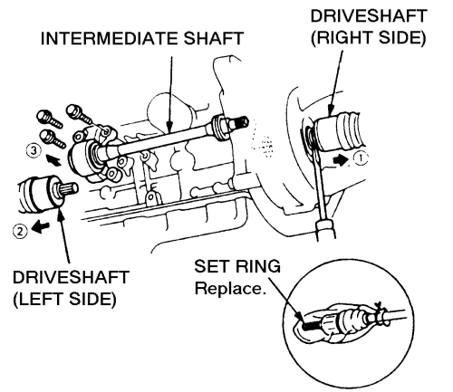 Honda prelude intermediate shaft #6