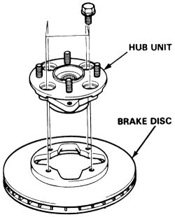 How remove brake rotor of 1996 honda accord ex