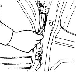 Nissan sentra door hinge repair #6