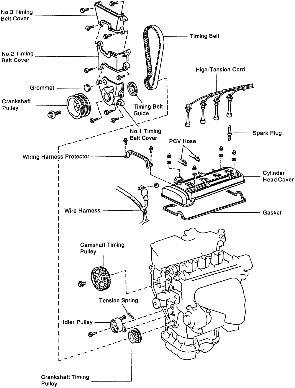 1999 toyota corolla idler pulley #4