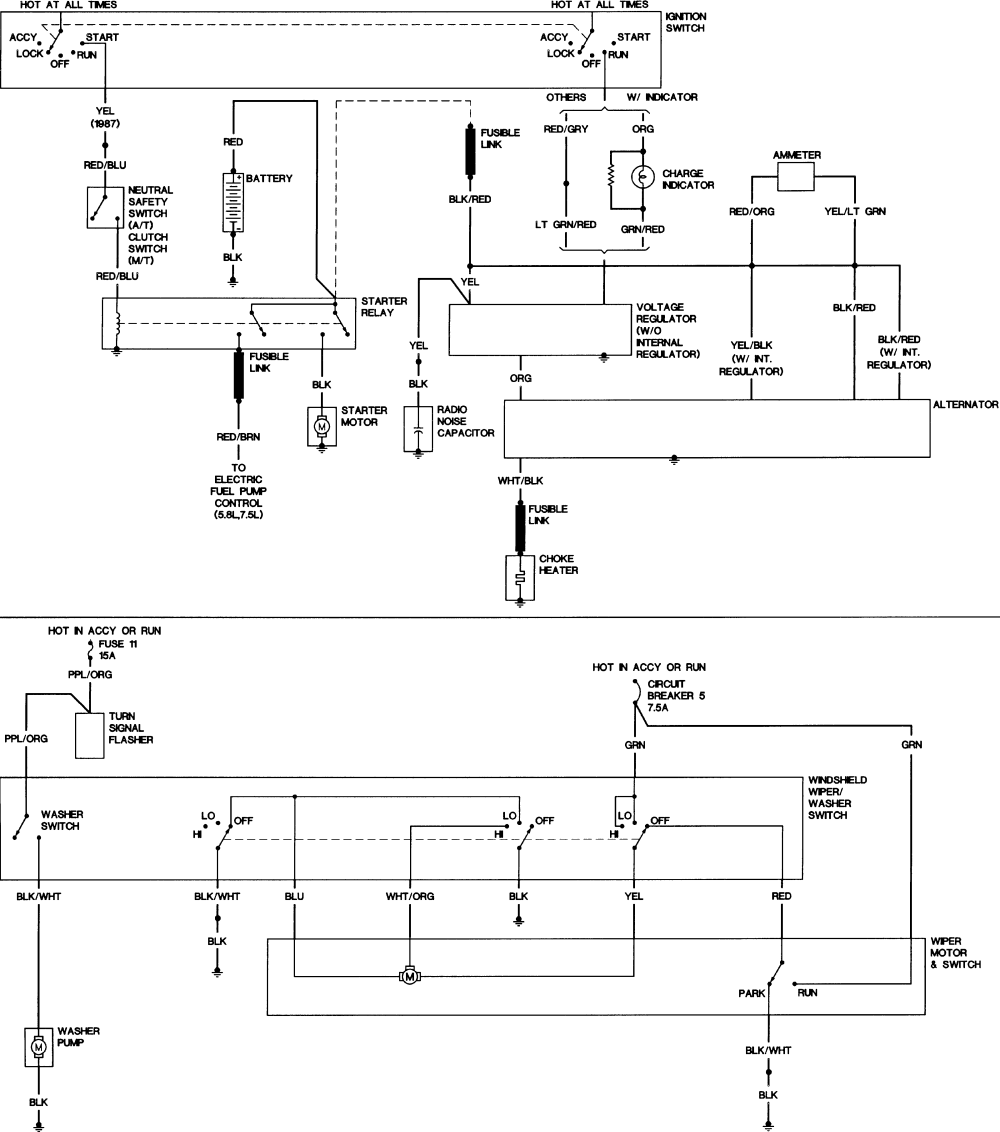 1989 Fuse Box Diagram Wiring Schematic Diagram