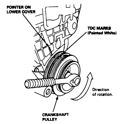 1990 Honda timing adjustment #2