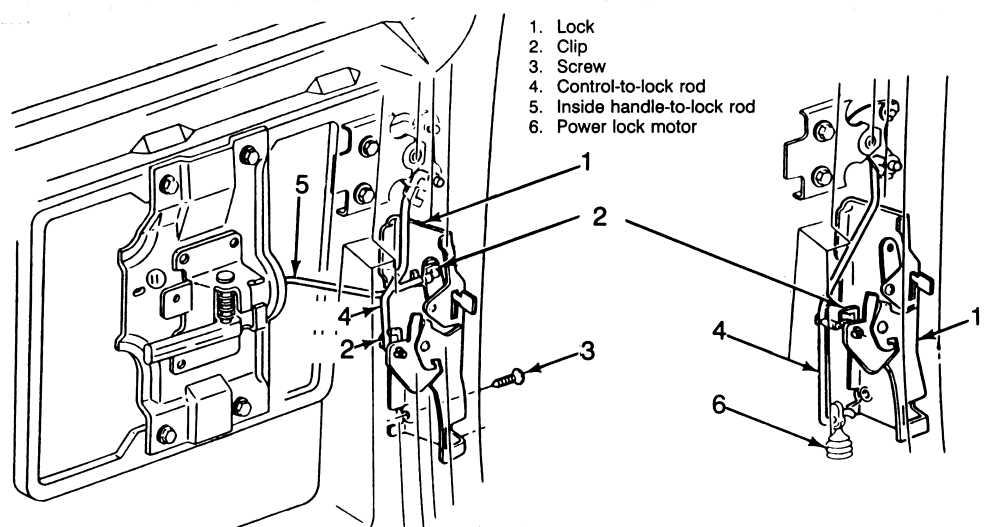 1995 Suburban  Door Handle  Roll  Tighten Inside The Door