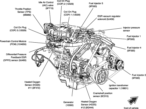 2000 Ford Taurus: V6..check engine light..fuel pump, and fuel filter